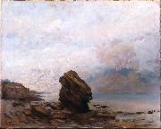 Gustave Courbet Isolated Rock Germany oil painting artist